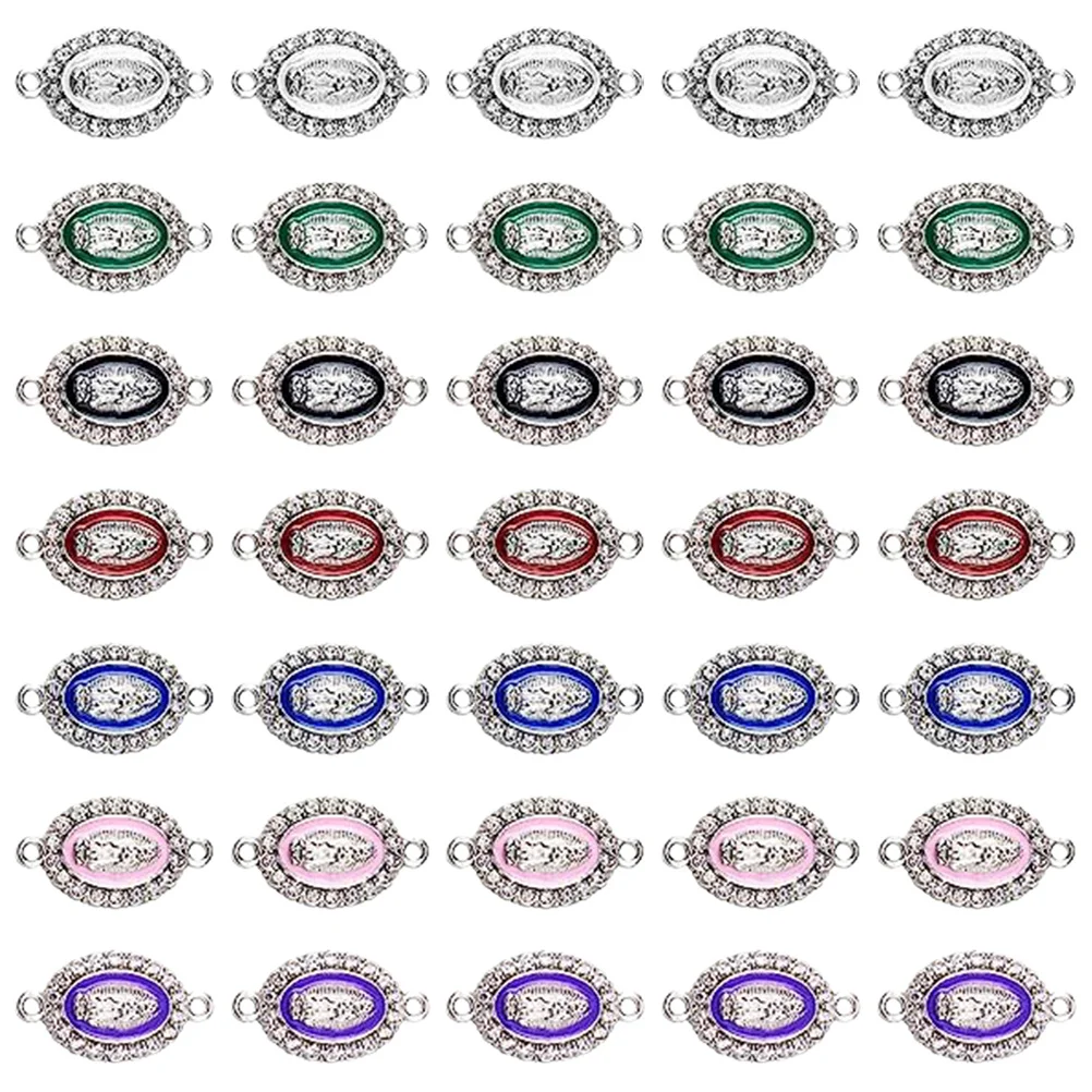 

30Pcs Double Holes Pendant Charms Small Metal Alloy Charms for DIY Jewelry Making Bracelet Crafting Double Holes Pendant