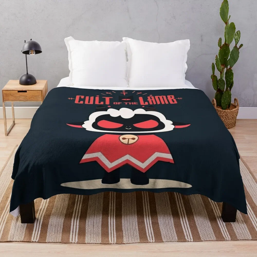 

cult of the lamb Throw Blanket Beach Decorative Sofa Travel Extra Large Throw Blankets