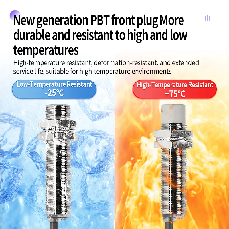 Two-wire proximity switch diameter M8 metal induction sensor NPN normally open PNP normally closed 24V DC two-wire