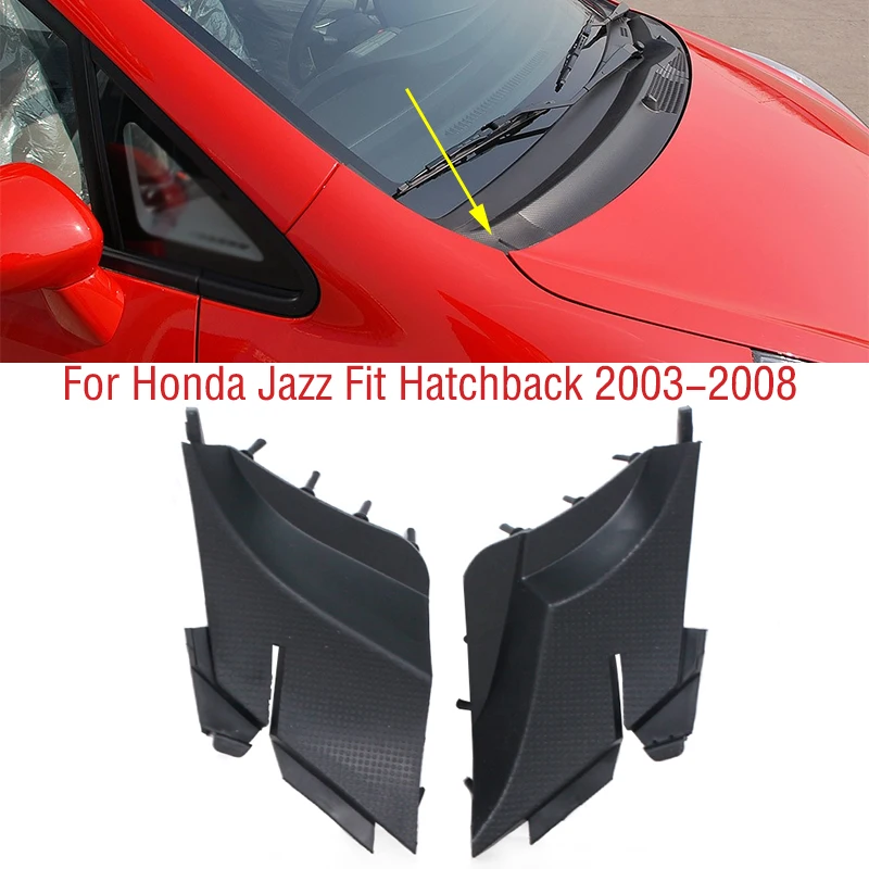 For LHD For Honda Jazz Fit Hatchback GD GD1 GD3 03-08 Front Windshield Corner Wiper Side Trim Cover Lid 74212SAAG00 74222SAAG00