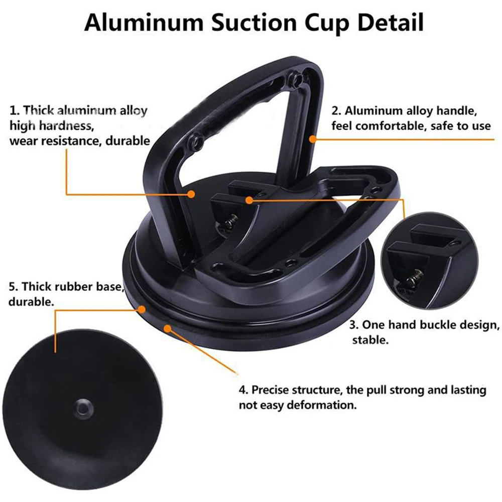 1Piece Mini Car Dent Repair Universal Puller Suction Cup Bodywork Panel Sucker Remover Tool Heavy-duty Rubber For Glass Metal