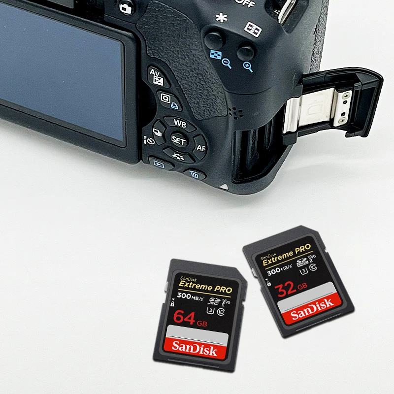SanDisk Extreme Pro SD Card 300M Speed Up To 300GB/s Compatible With mutiple devices 64GB 128GB Cinema-quality 4K Video Capture - view 5