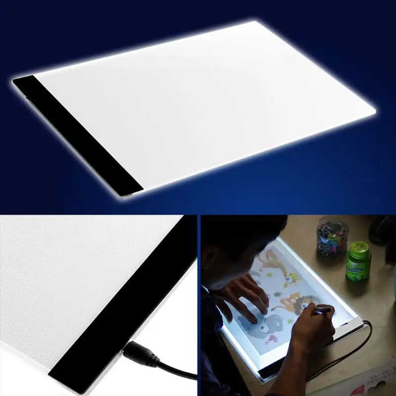 1 Set LED Artist Thin Art Stencil Board Light Box Tracing Drawing Board NEW