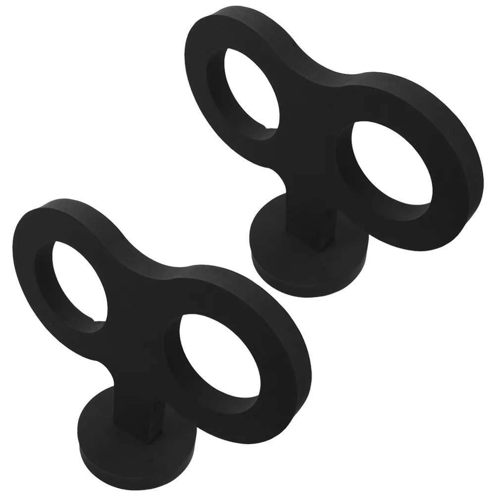 2Pcs Car Roof Decoration Wind Up Key 3D Clockwork Car Exterior Ornament Sturdy Eva Weather Resistant Easy Install Creative