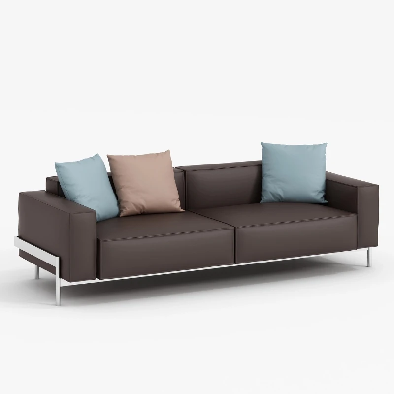 Commercial Business Couch Office Reception Leather Sofa Waiting Room Sofapromote sales