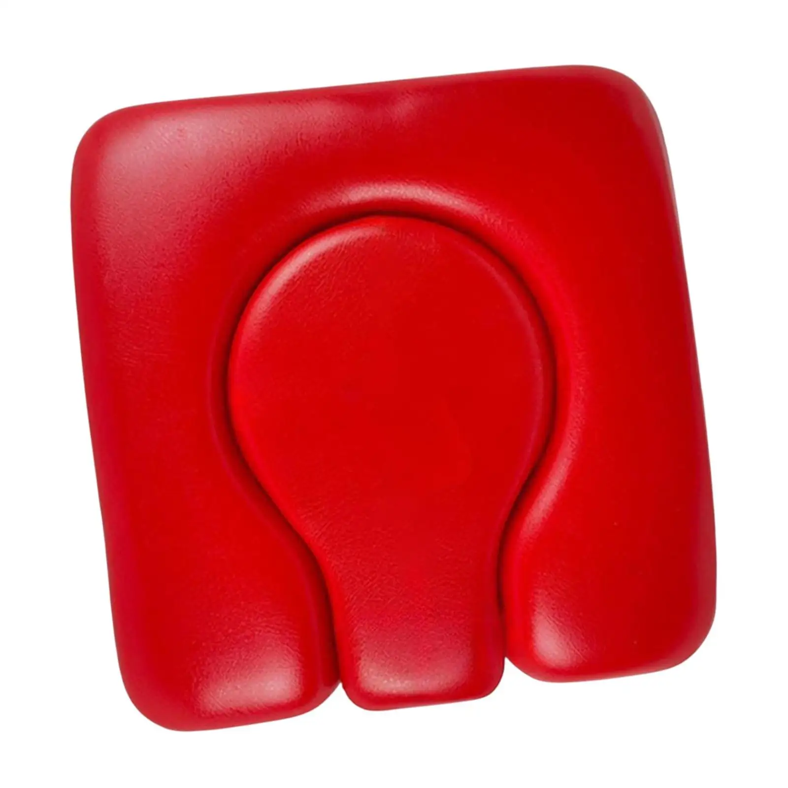 Soft PU Leather Commode Seat Cushion Thick Sponge Padded Cover for Seniors Waterproof for Bedside and Shower Chairs