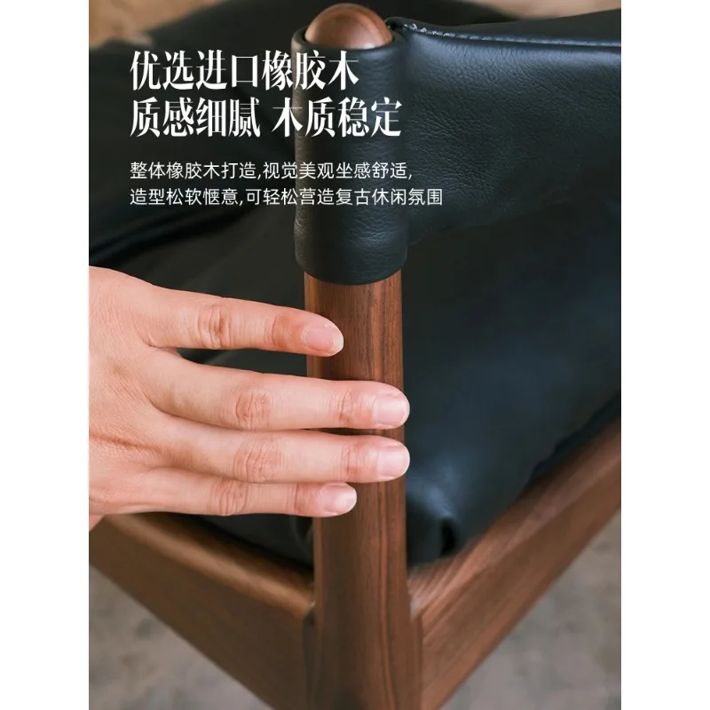 싱글 소파 의자, 거실용 원목 카페 레저 의자, 소파 싱글 의자