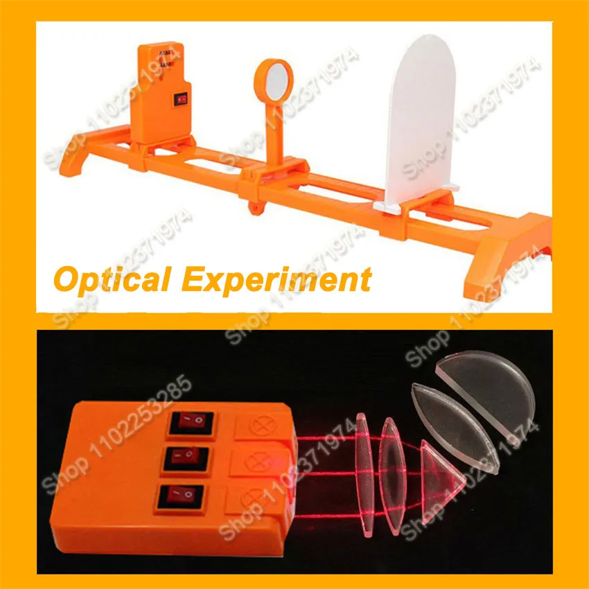 Geometric Optics Physics Experiment Set Experimental Tools Set Equipment Tools Convex Concave Lens Light