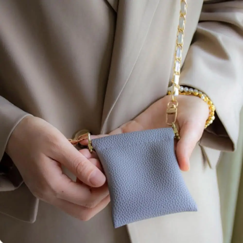 

Pu Leather Mini Crossbody Bag Female Earphone Storage Bag Shoulder Coin Bags Small Handbags And Purses With Chain Dropshipping