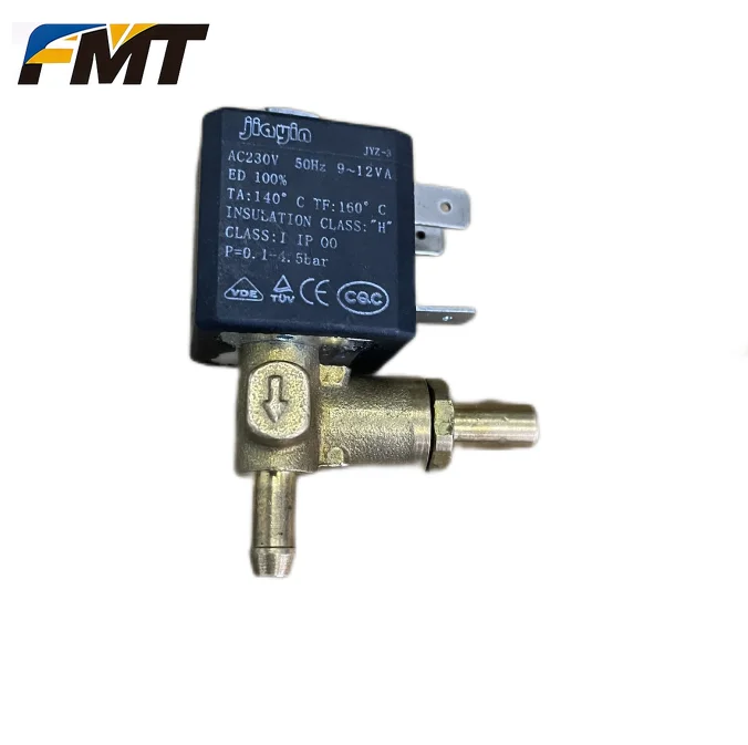 JYZ-3 Normally Closed N/C AC 230V G1/8' Brass Iron Steam Water 2 Position 2 Way Solenoid Valve