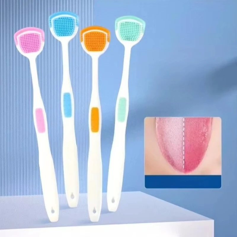 50PCS Tongue Scraper Reduce Bad Breath For Oral Care Tongue Cleaners Tongue Cleaning Tools For Adults