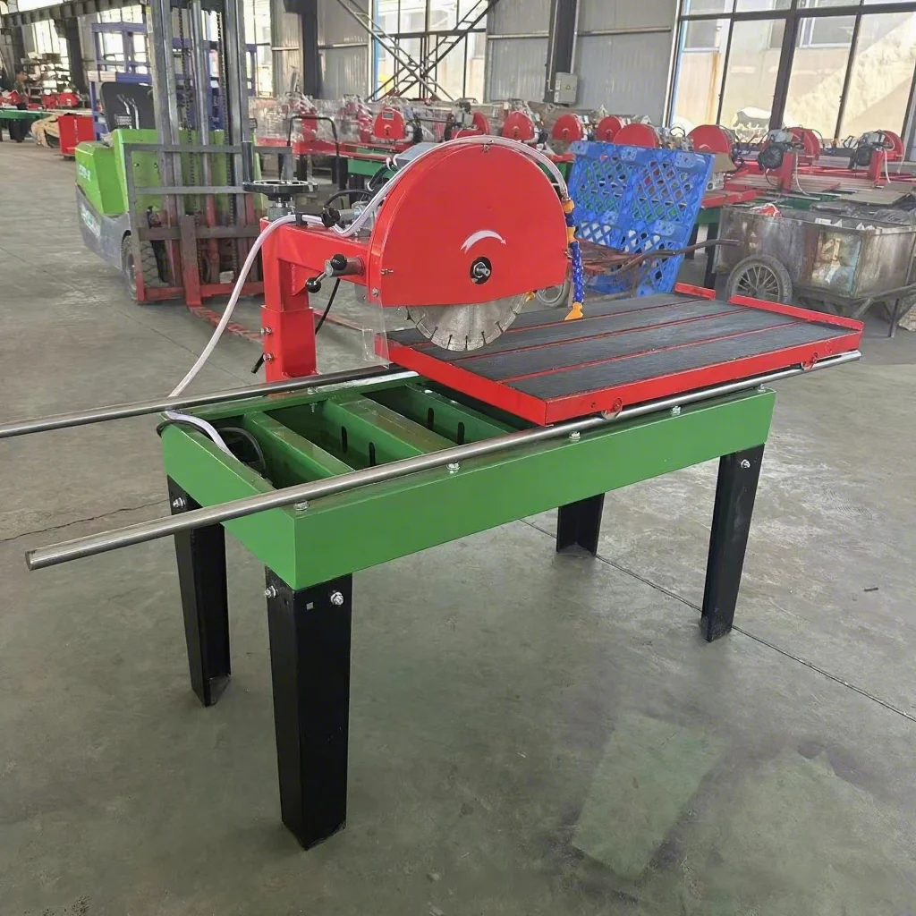 Multifunctional Stone Tile Cutting Machine Integrated Cutting Beveling Grooving Dust-Free Water Circulation 380V