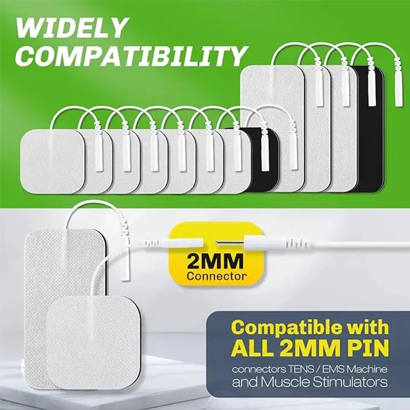 

Электроды Tens, подушечки, аксессуары для физиотерапии, самоклеящаяся сменная нашивка из нетканого материала для электрического массажера для тела Tens