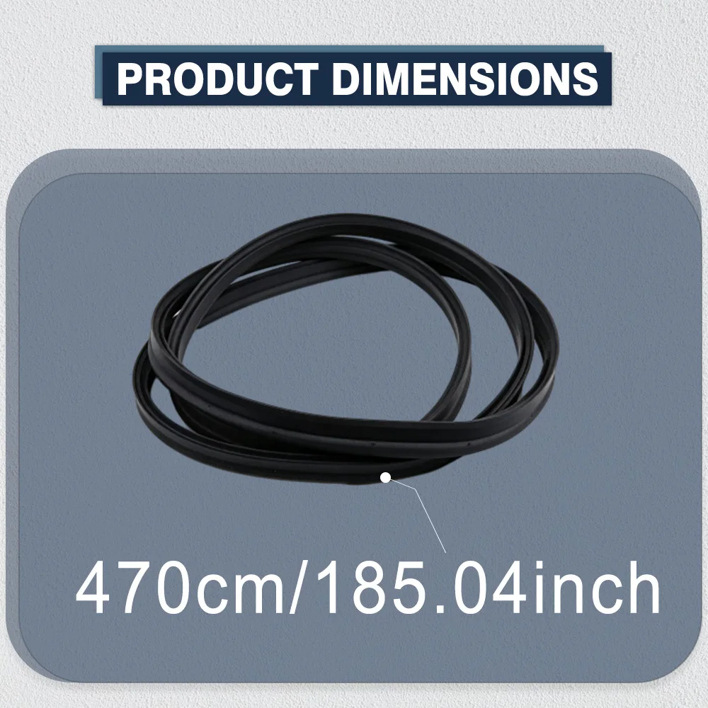 For Toyota Land Cruiser 1991-1997 Lexus LX 450 Car Rubber Back Door Opening Weatherstrip Seal Strip 67881-60070, 67881-60060