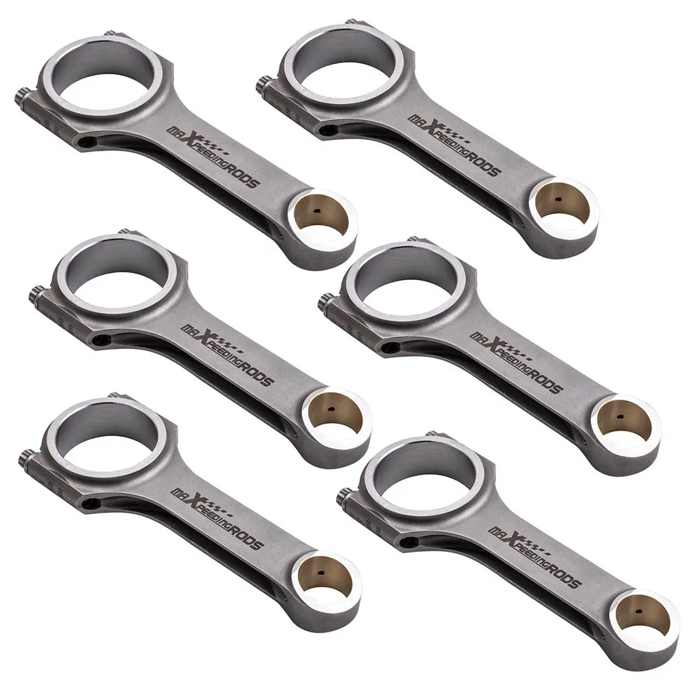 155mm H-Beam Connecting Rods EA839 For Audi VW 3.0T V6 24v 3.0-liter Six-cylinder(3.0 TFSI) Engine ARP 2000 Bolts