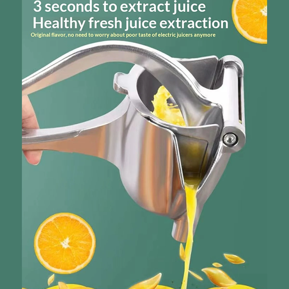 New Portable Manual Juice Squeezer Aluminum Alloy Hand Pressure Juicer Pomegranate Orange Lemon Juice Kitchen Tools
