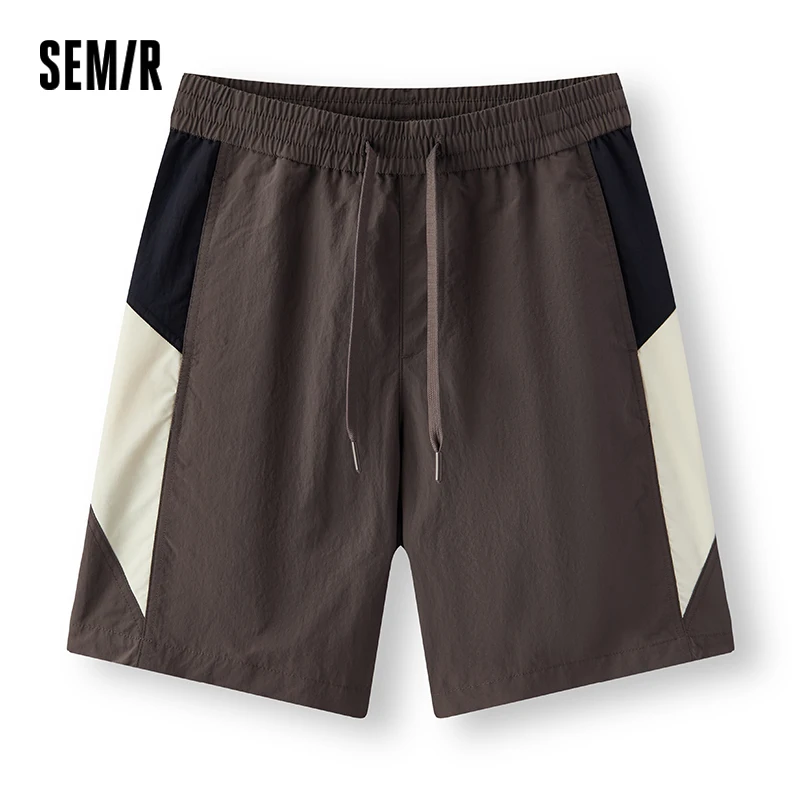 

Semir повседневные шорты мужские цветные сращенные пляжные брюки 2025 новый летний стиль свободные и модные