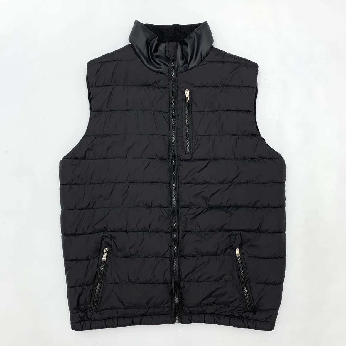 

Черный стеганый хлопковый жилет для мужчин, свободный повседневный стеганый жилет унисекс в японском стиле, теплый и толстый для зимы