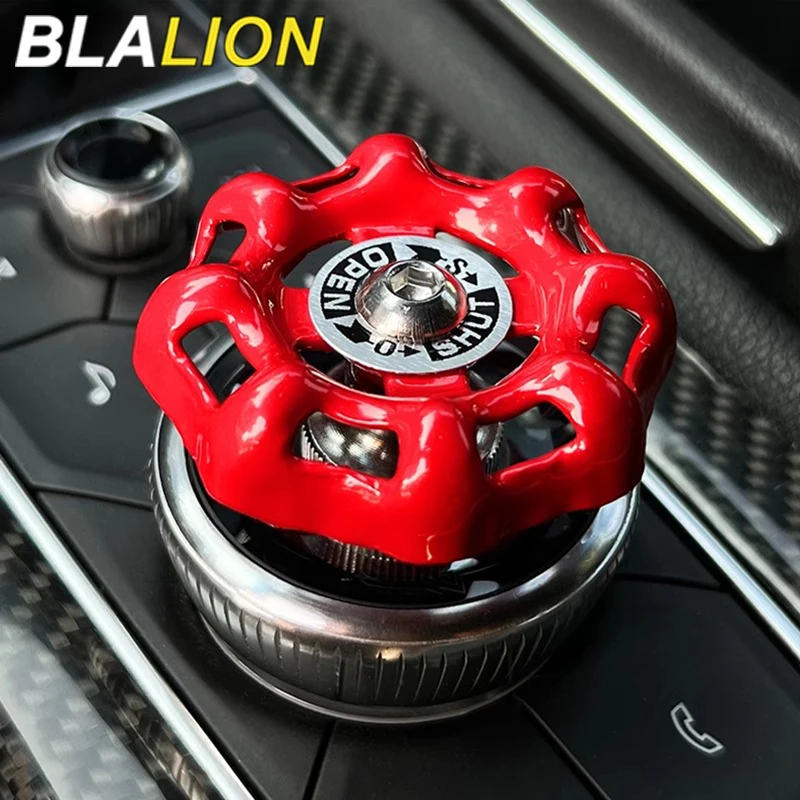 BLALION Fun Car Center Control 3D Valve Decoration Auto Interior Shift Knob Cover Air Conditioner Button Valve Switch Sticker