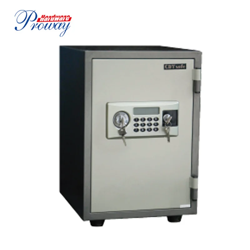 custom.Heavy Duty Fireproof Safe Box Fire Resistant Electronic Locking Safe Box With Override Keys/