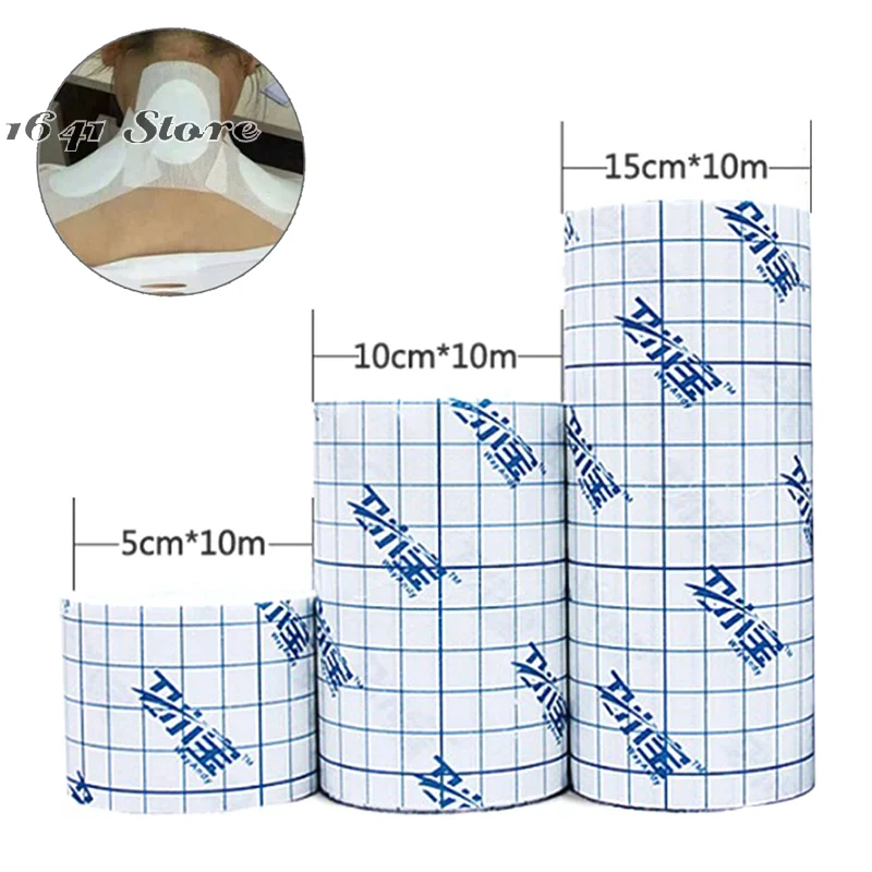 

（NEW）1roll waterproof adhesive wound dressing fixation tape bandage 3sizes