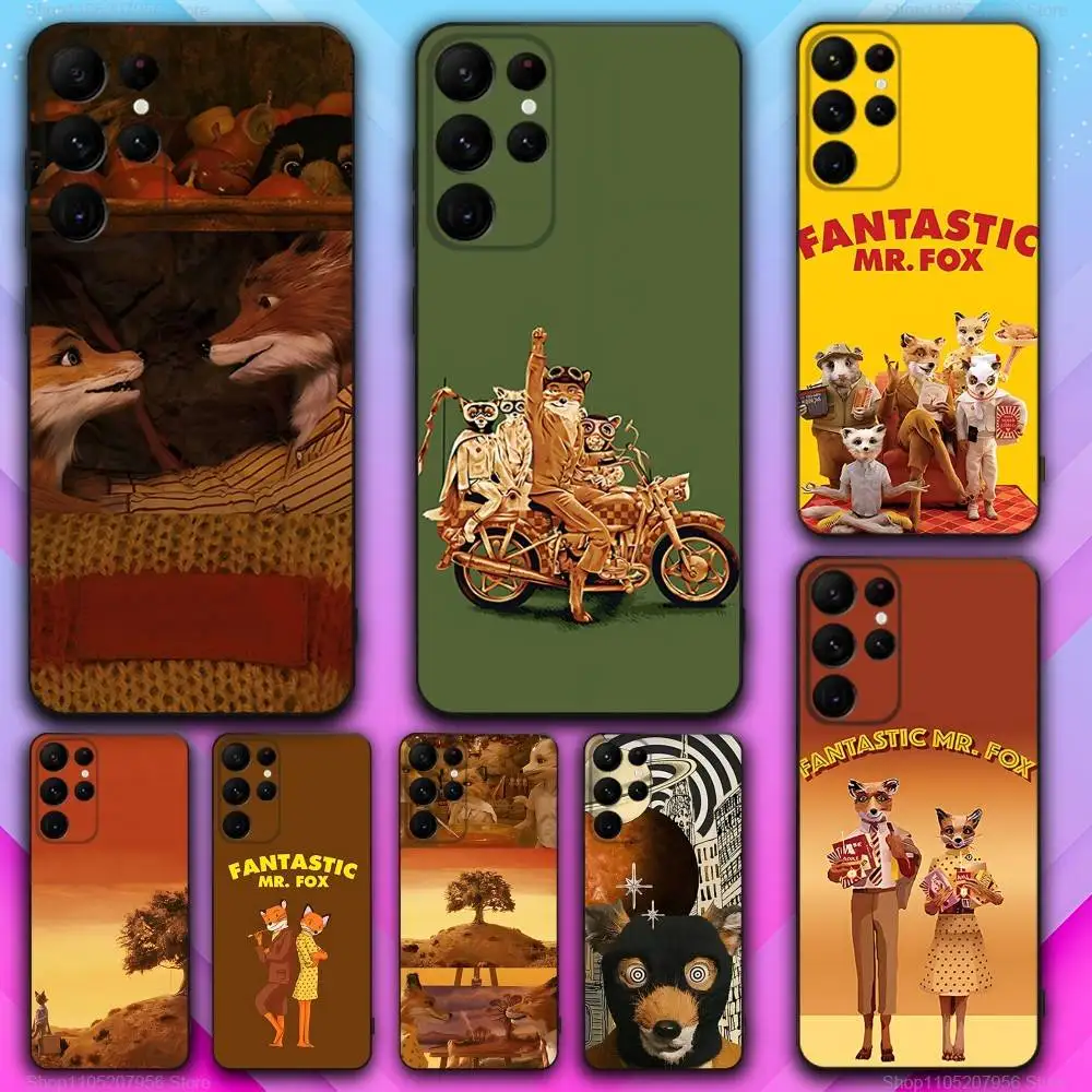 

F-Fantastic Mr F-Fox Phone Case For Samsung S30,S25,S24,S23,S22,S21,S20,Fe,Lite,5G,Ultra,Plus Black Cover