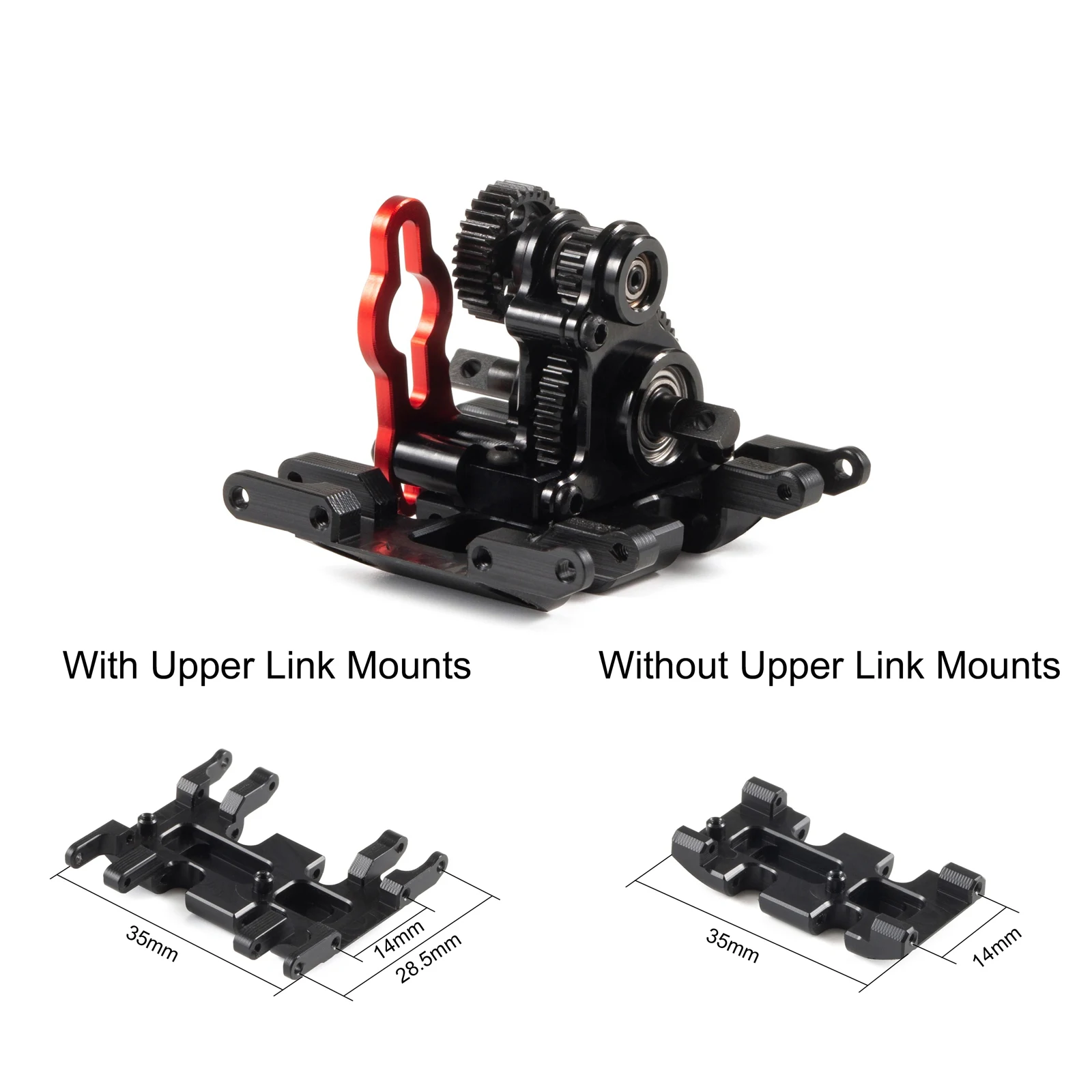 

NOD-24 1/24Mini Transmission Ultralight with Delrin Skid for SCX24 AX24 1/24 Scale RC Rock Crawler Compact COMP Chassis Rigs