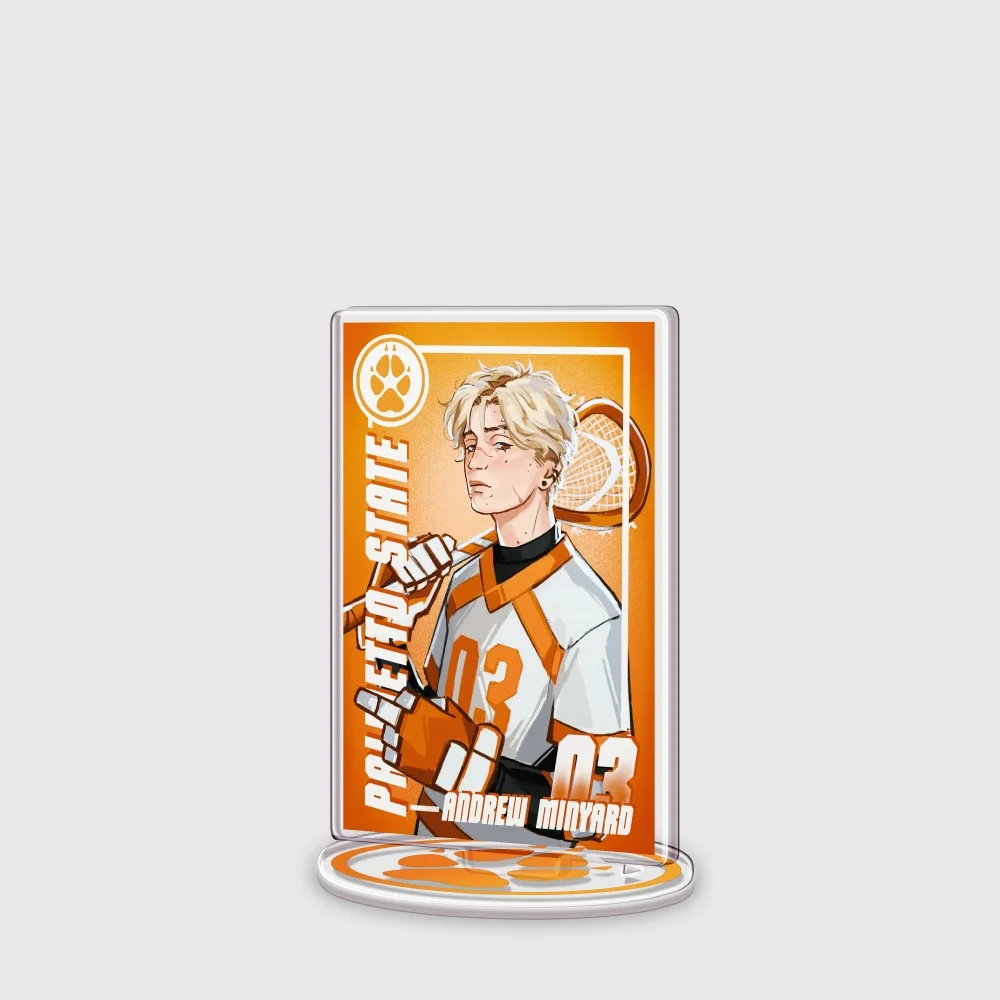 All For The Game AFTG Acrylic Standee Neil Josten Andrew Aaron Minyard Kevin Day Palmetto State Foxes Anime Desk Decor Keychain