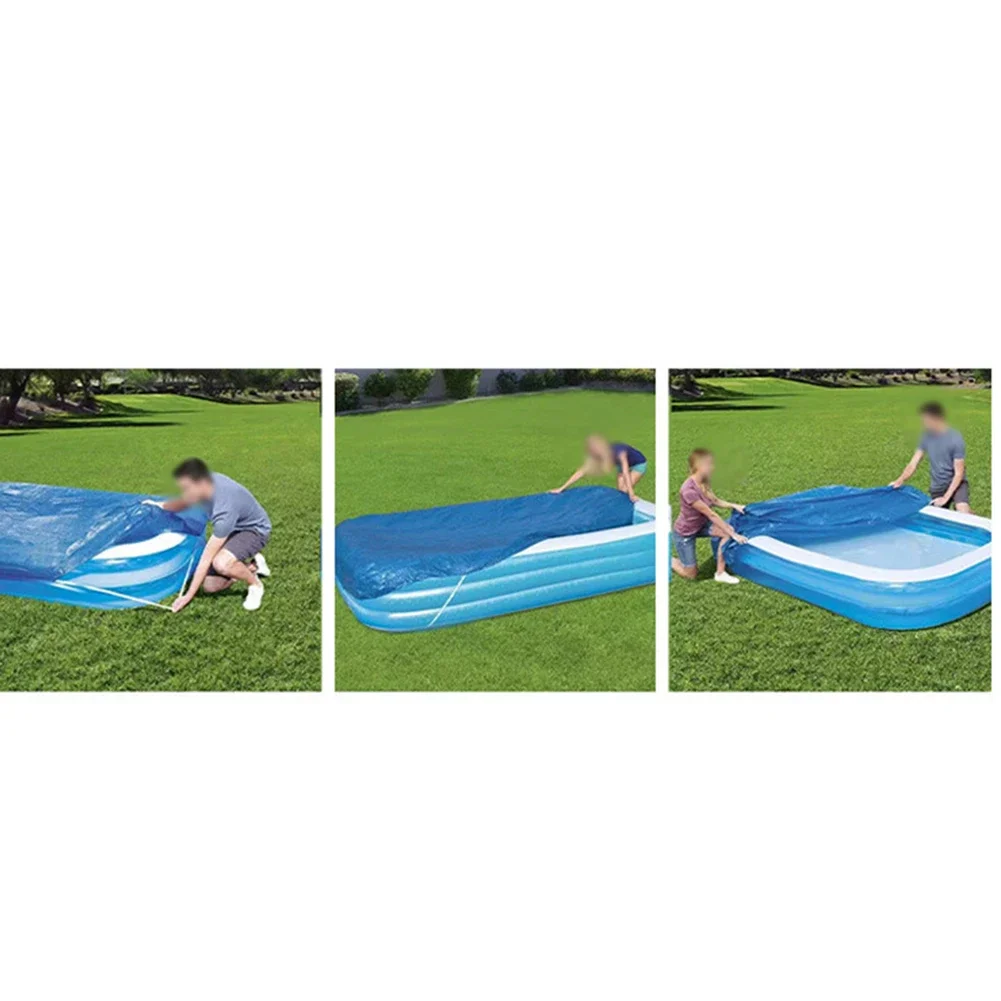 Starke wasserdichte Abdeckung für Schwimmbäder, hergestellt mit einer zuverlässigen PE-Plane sorgt für Langlebigkeit und effektive Poolwartung