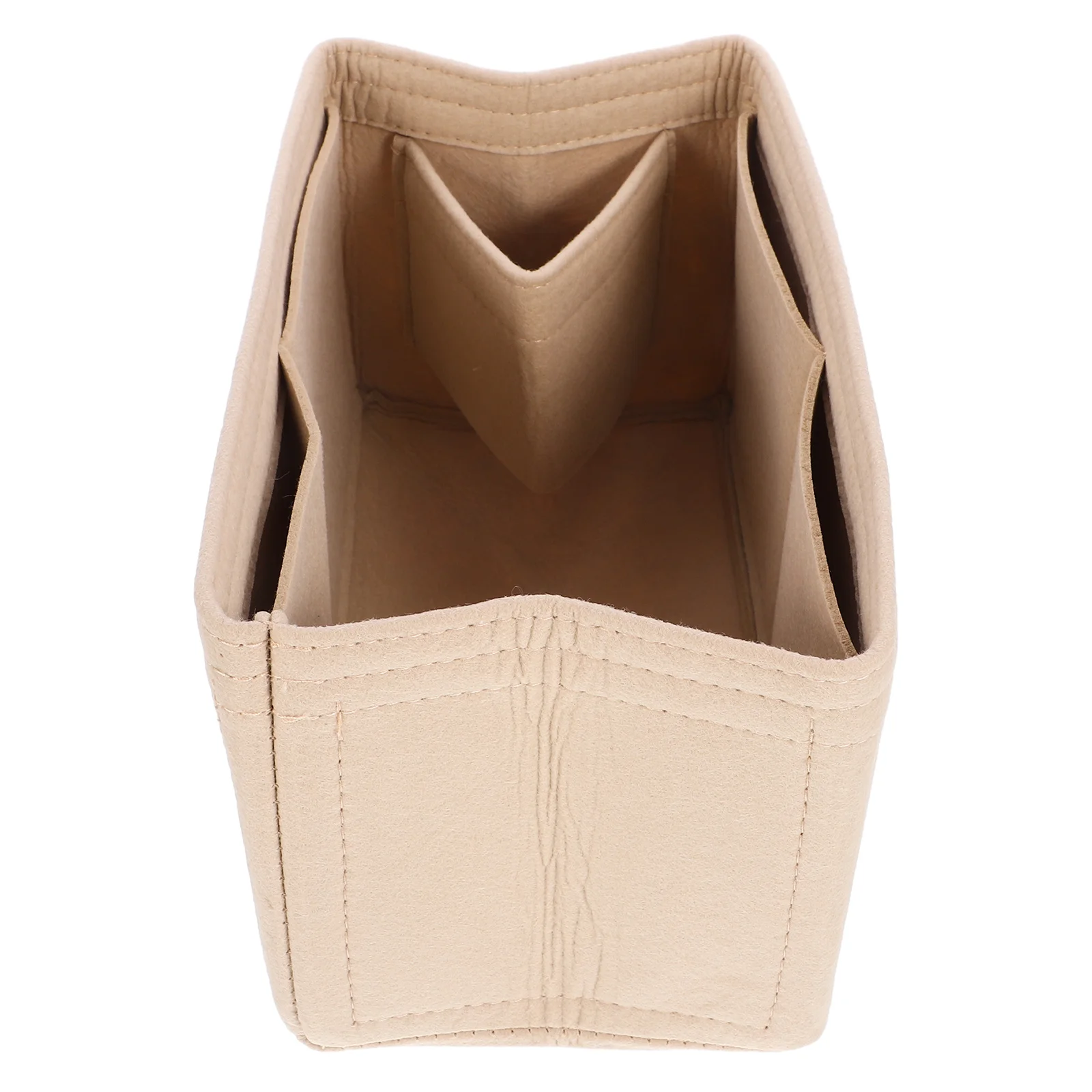 

1pc Storage Pouch 30X16X16Cm Large Makeup Bag For Travel Home Hotel Dorm Light Brown Toiletry Organizer Makeup Pouch