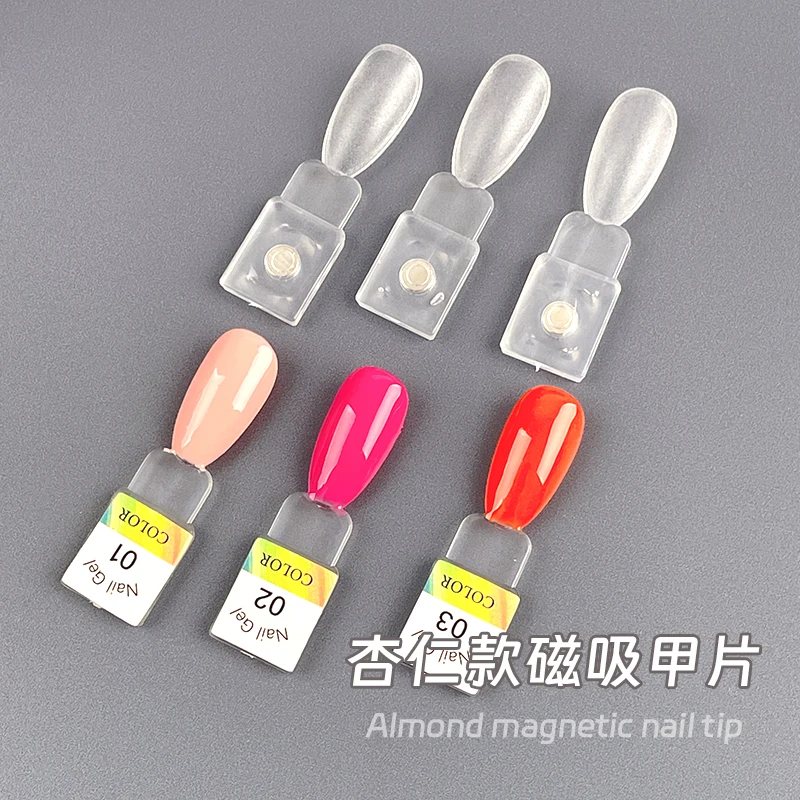 24/30/60 สีแม่เหล็กที่ถอดออกได้เล็บ Swatch สีการทดสอบแผ่นเล็บอะคริลิคจอแสดงผลเล็บแสดงชั้นวาง