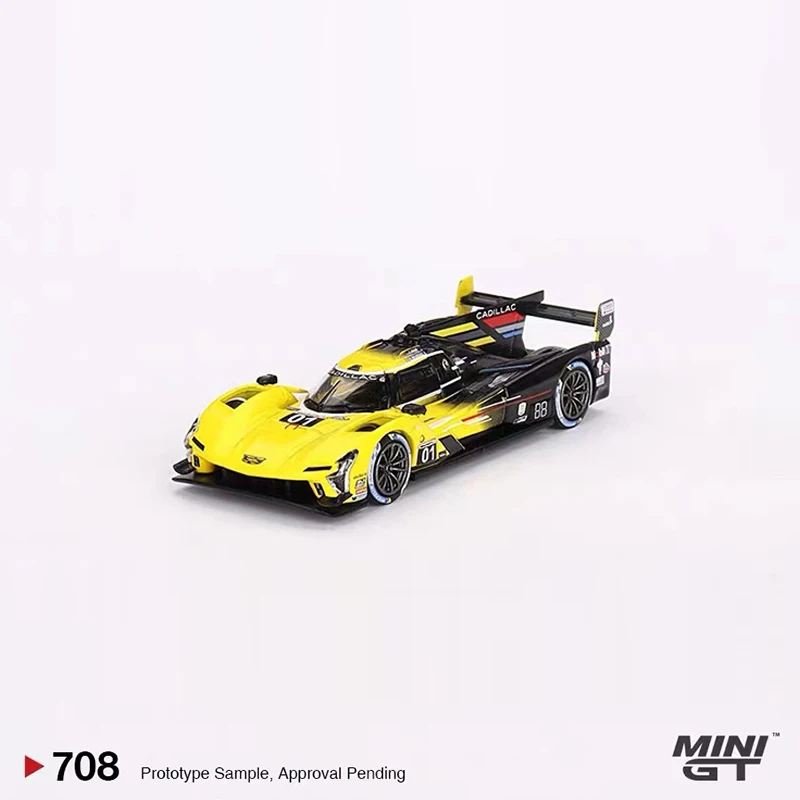 

MINIGT 1:64 Model Car V-Series R #01 Racing 2023 IMSA Alloy Sport Vehicle #708 MJ Packing