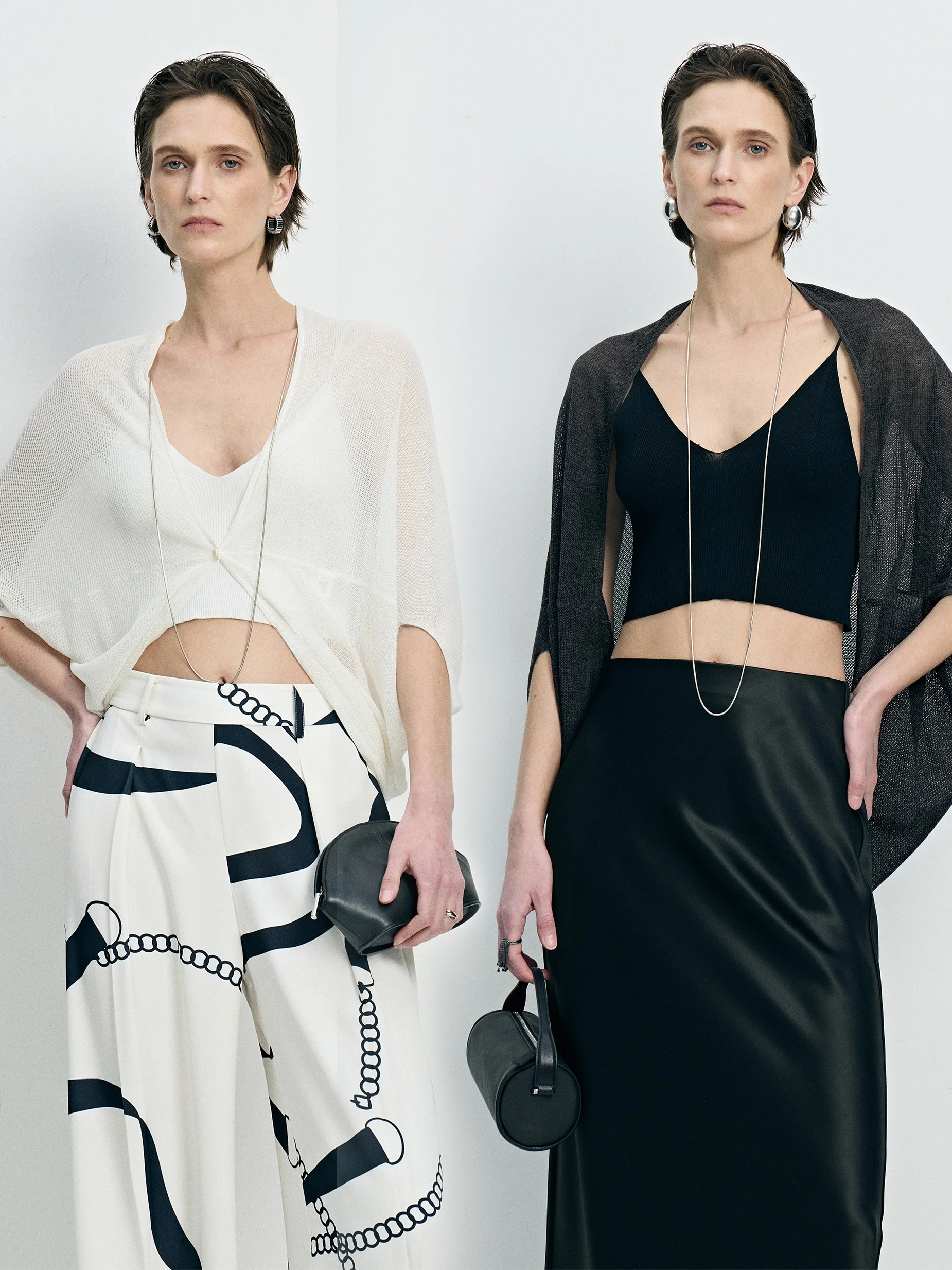 

Модный кардиган Soulkiss из охлаждающего льняного ацетата: свободный, универсальный, вязаный, для повседневной носки, в простом стиле, женский свитер