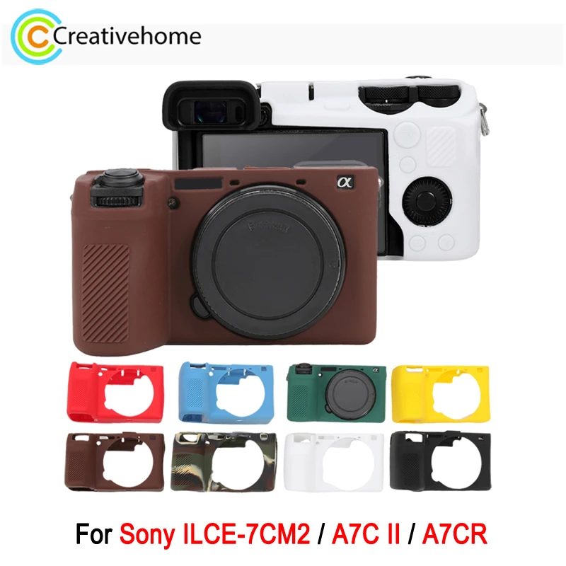 A7C2 Glossy Soft Silicone Case For Sony ILCE-7CM2 / A7C II / A7CR Micro-SLR Camera Protective Cover Case