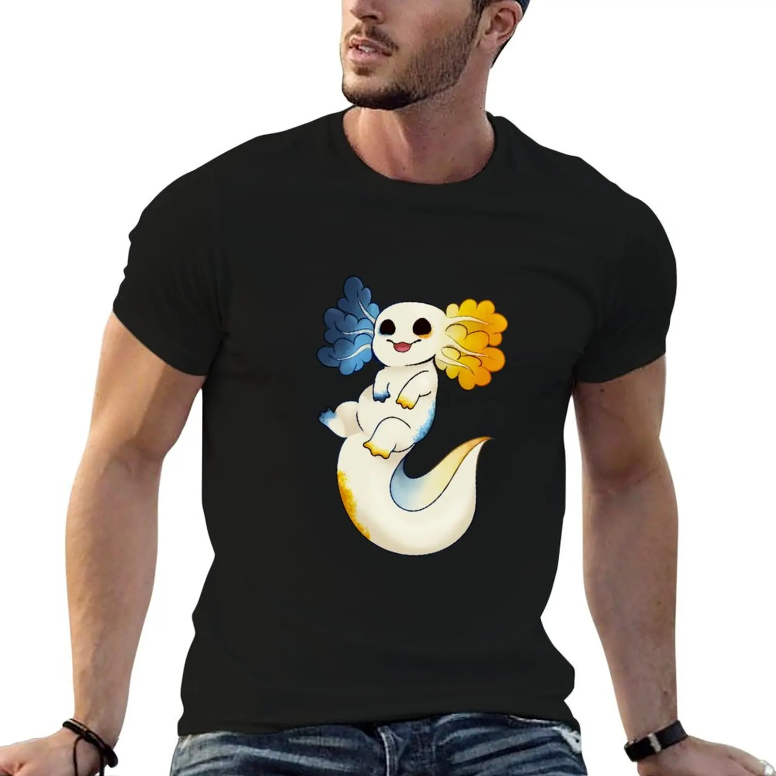 

t man Pride T-Shirt t AroAce high Axolotl - man shirt shirts cotton quality luxury brand