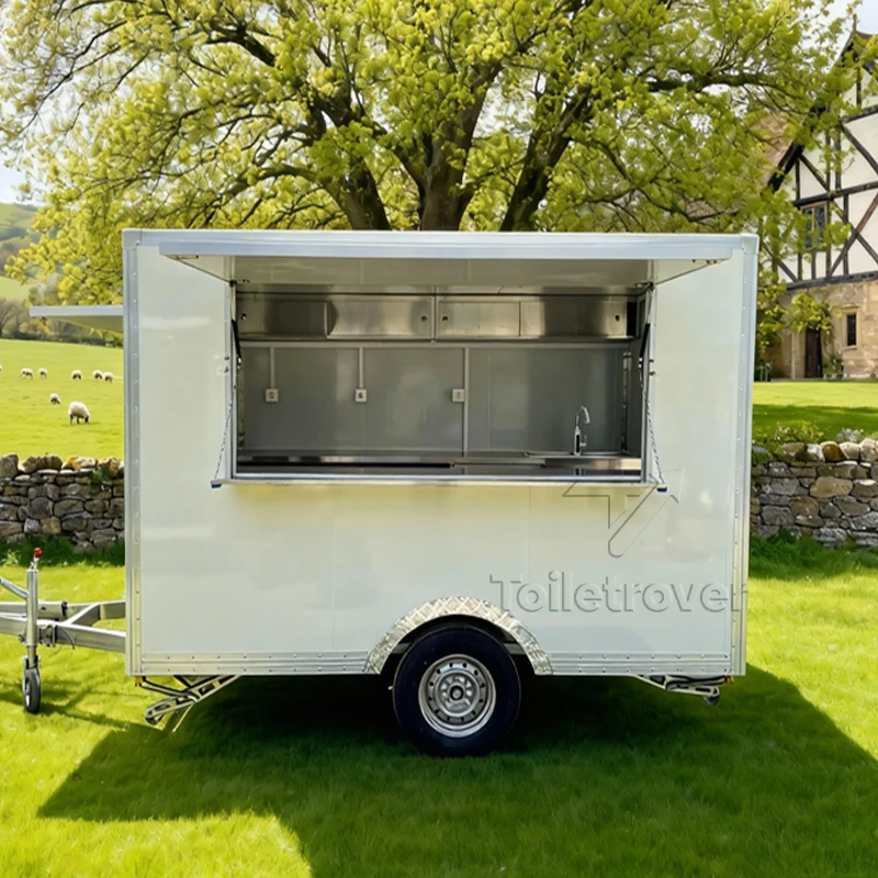 

Грузовик с кофе и едой Тележки для хот-догов Мобильные грузовики с едой на продажу Уличное электрическое торговое оборудование для закусок Фургон