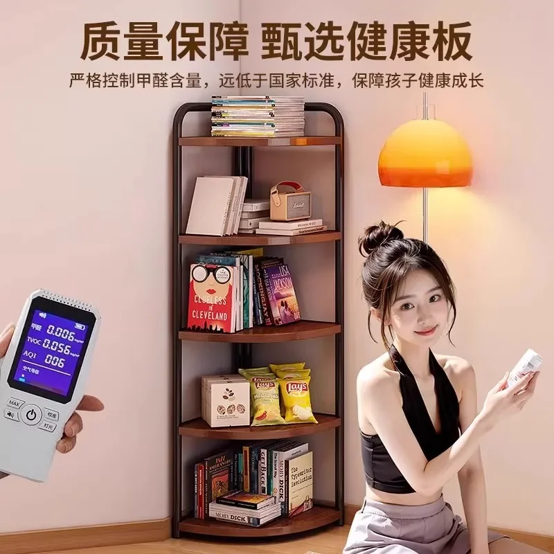 Corner cabinet corner rack integrated against the wall living room corner triangular cabinet kitchen bedroom multi-purpose