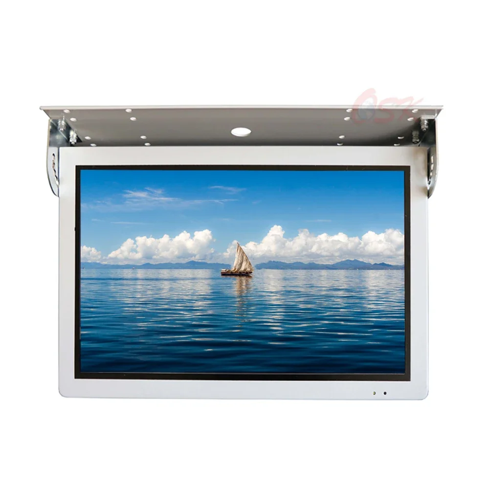 QZ-1854-WIFI 24V/12V 18.5 Inch Rear-folding Display Bus Advertising Screen Wireless Networks Control Car Advertising Screens