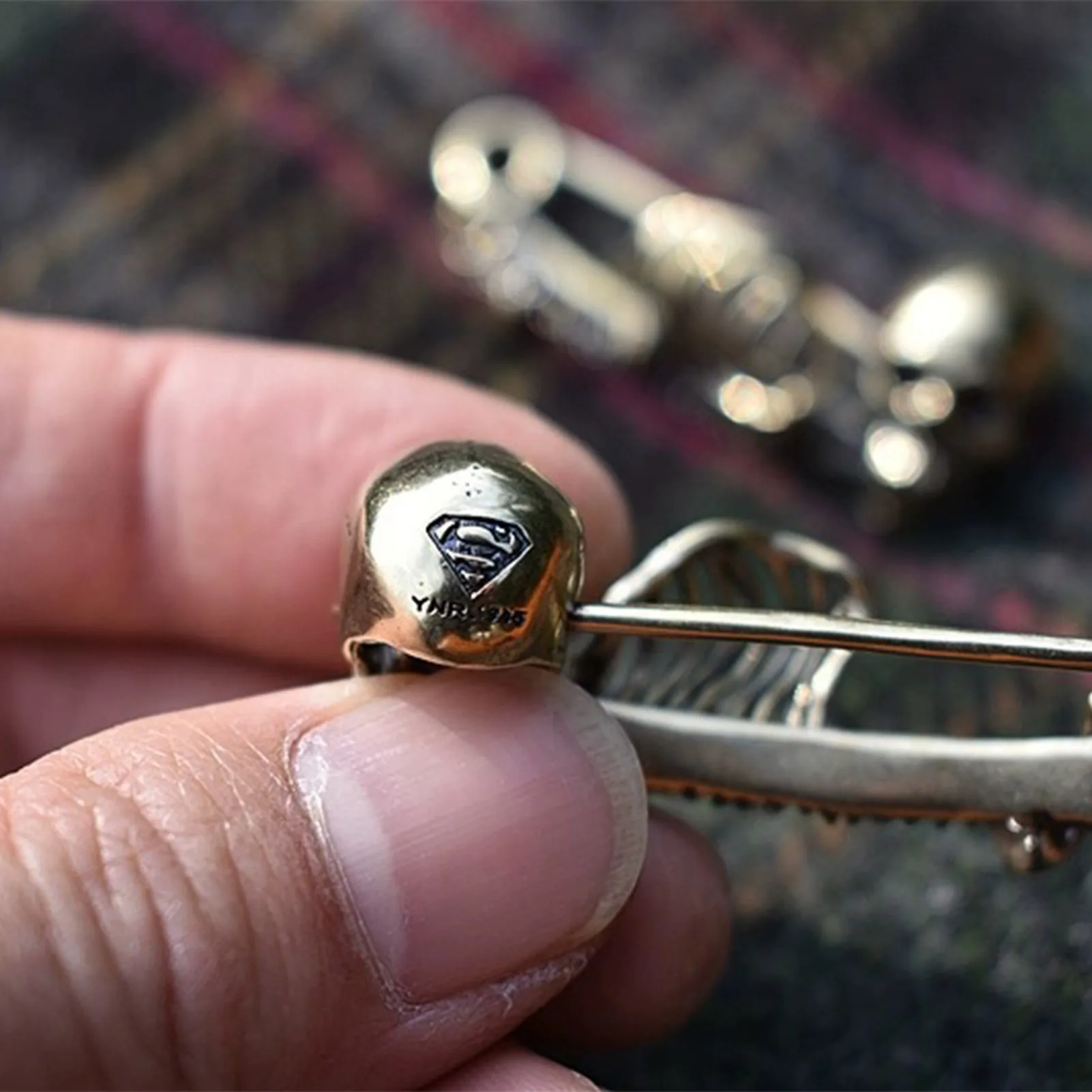 Gothic Style Skull Lapel Brooch Delicate Vivid Skull Brooch Badge Pin Suitable for Pins Collector Gifts
