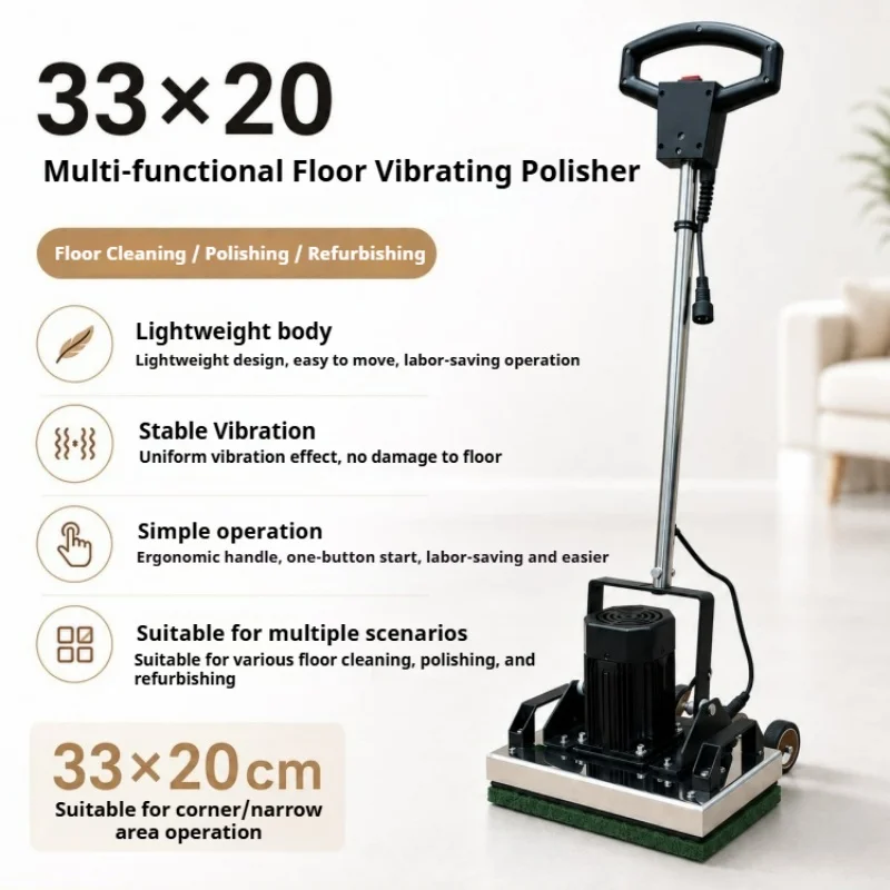 Multifunctional Ground Shock-reducing Machine for Corner Stair Bathroom Floor Grinding Renovation and Polishing Equipment