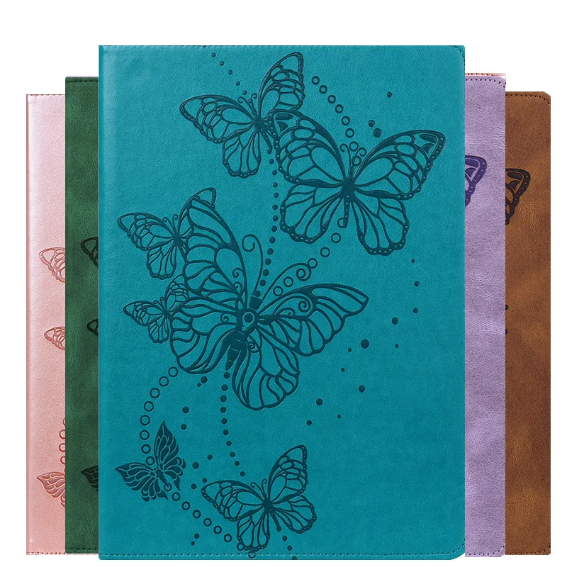 For Lenovo P11 Pro Gen 2 11.2 TB-138FC Tablet Case Embossed Butterfly Cover For Lenovo Xiaoxin Pad Pro 11.2 TB-132FU TB-138FU