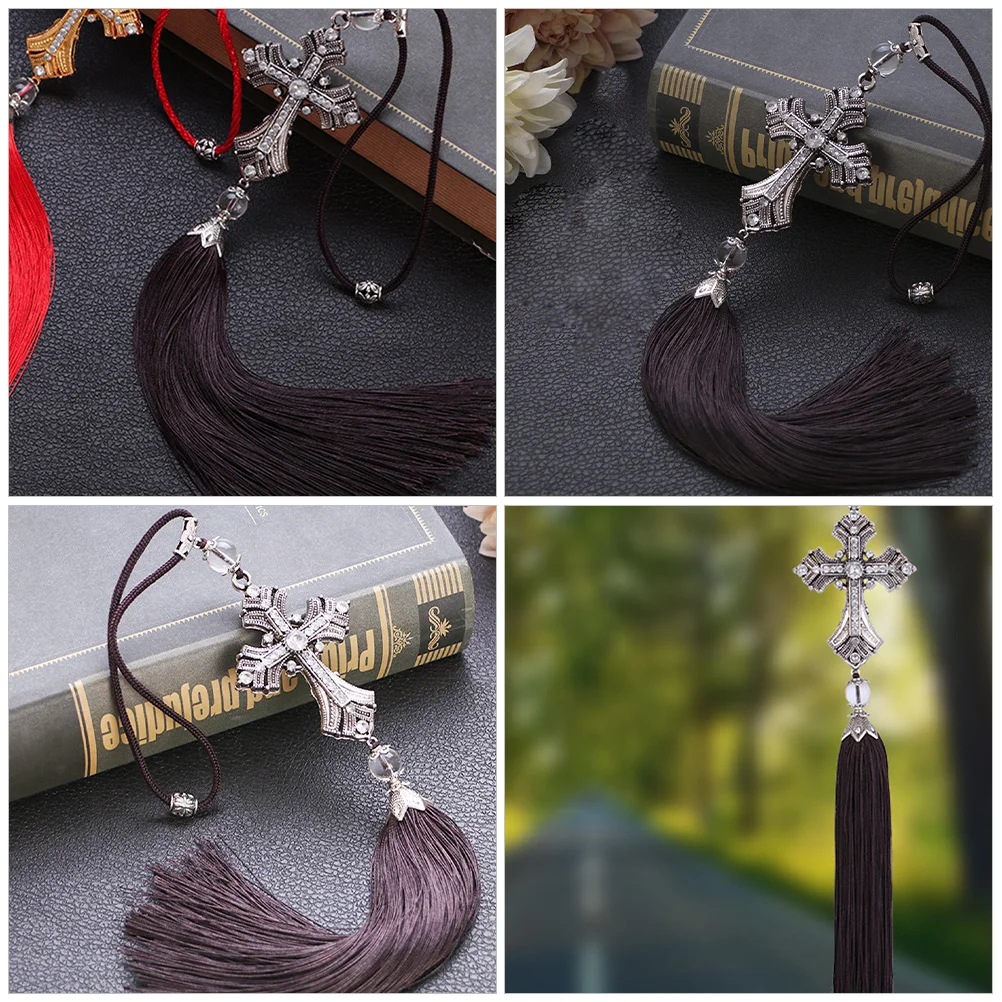 

Cross Ornament View Decoration Accessories Car Hanging Accessories Decoration Auto Mirror Car Mirror Ornament Pendant
