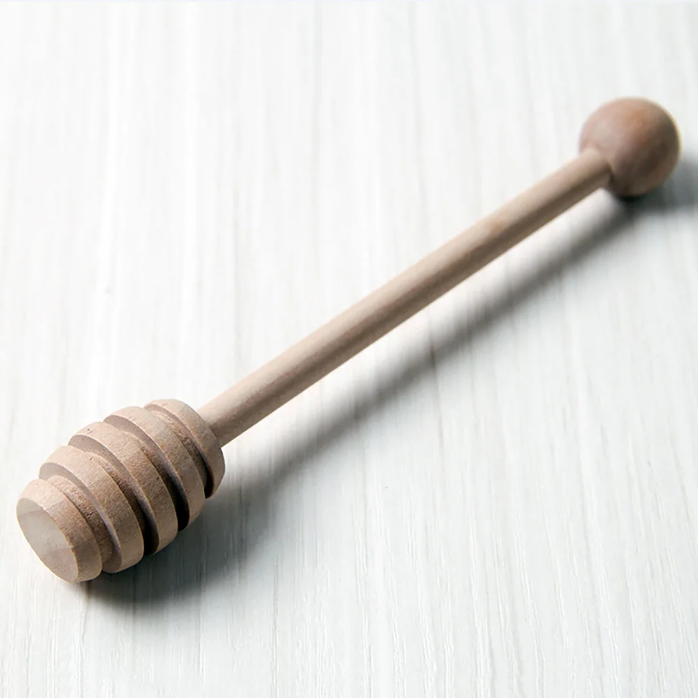 2 قطعة العسل الخشبي قحافة العصي العميق مخدد العسل النمام ل جرة وعاء الحاويات شراب التجريف أداة محرك خشبي