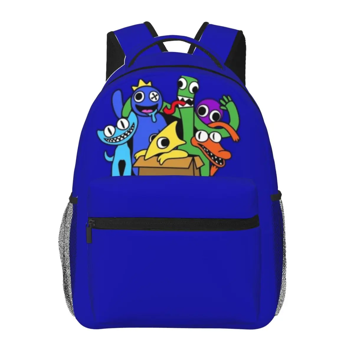 Rainbow Friends Chapter Two With Cyan And Yellow Fashion Kids Backpack Women Teenagers Schoolbags Travel Laptop Backpack