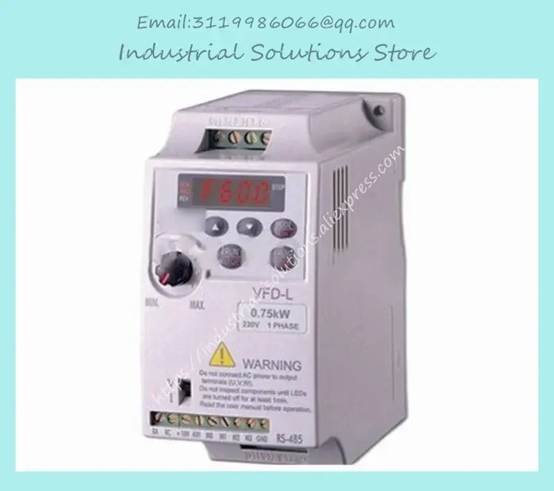 

VFD015EL21W Серия VFD-L 1,5 кВт 2 л.с., новый оригинал