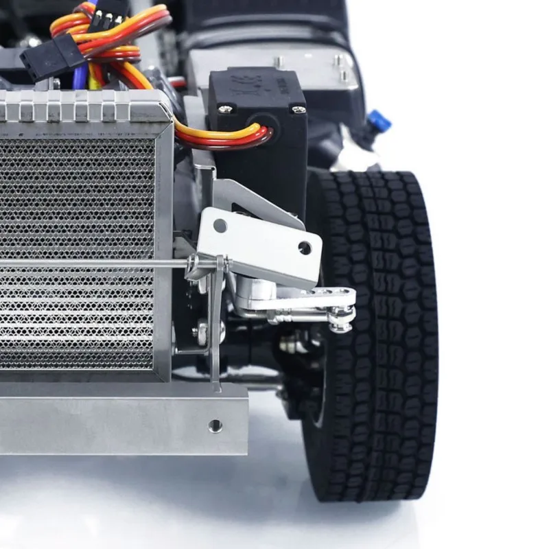 

Metal Finished Chassis 3-speed Trasmission for 6x6 1/14 RC Tractor Truck 3363 Cars Vehicle Model Toys TH23564