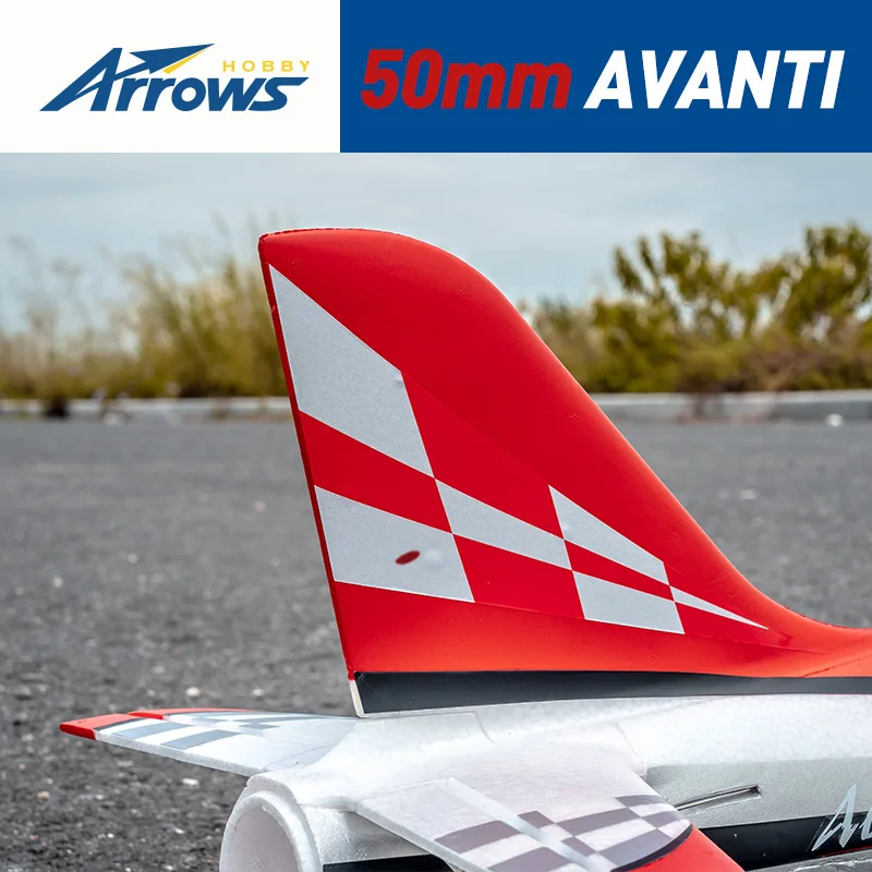 Blue Arrow 50mm Avanti Culvert Advanced Outdoor Hand Throwing Aircraft Model Fixed Wing Image True Electric Remote Control