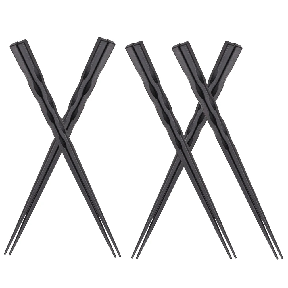 

5 Pairs Fiber Chopsticks Non slip Japanese Style Japanese Chopsticks Tableware Reusable Heat Resistant Safe