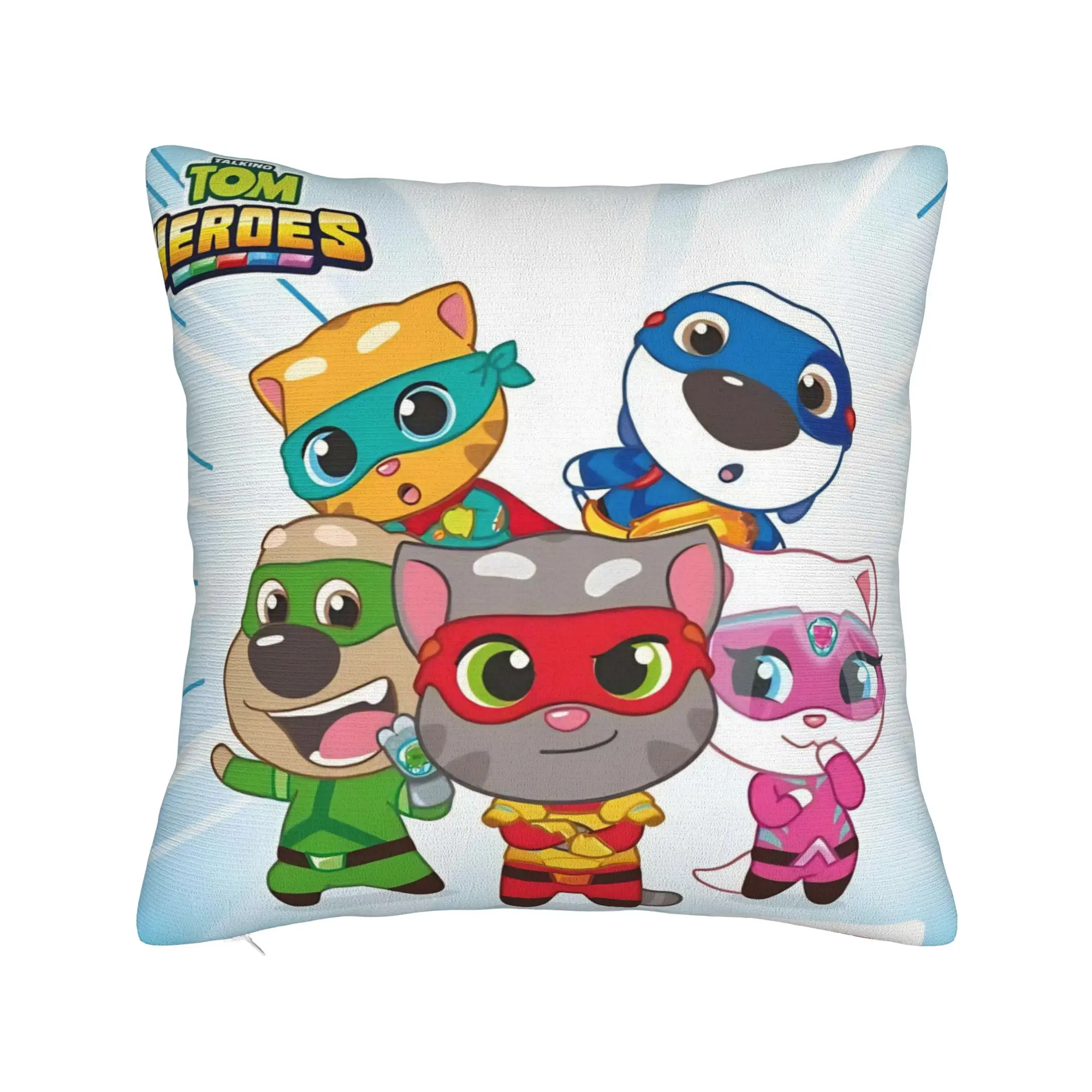 Decorative Pillowcases T-Talking T-Tom And F-Friends Merch Seat  Throw Pillow Case Cover Drop Shipping Multi-Size