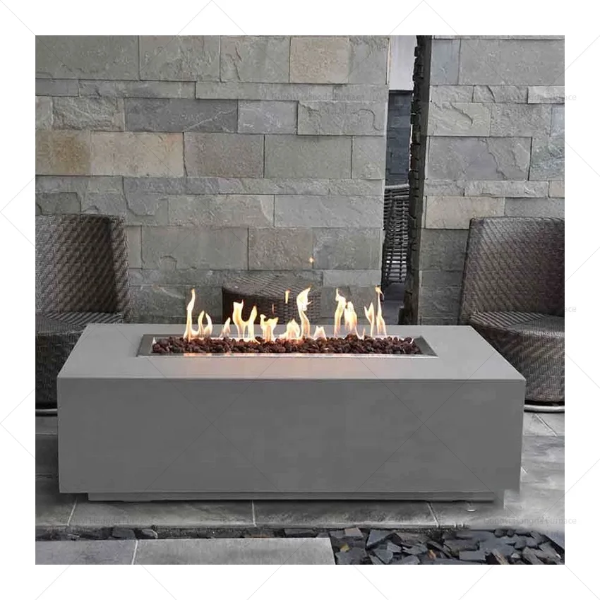 is-Modern Ventless Patio Atomized Fireplace Garden Outdoor Table Bioethanol Fireplace Outdoor&